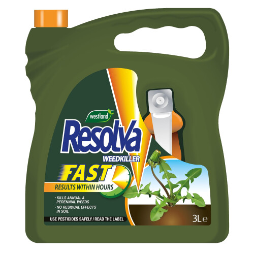 3L Fast Weed Killer Liquid, Ready To Use, Non-glyphosate Systemic Treatment