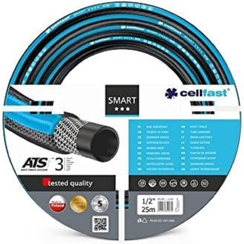 Mangueira de jardim - Smart - ATSV 13-100 - 25m - 3 camadas - Resistente a UV e algas