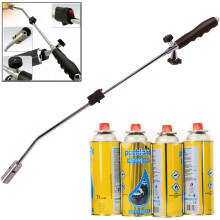 Gas Weed Burner - Garden Outdoor Moss Fungus - Environmentally friendly - Canisters of Butane - Strong Performance - Completely secure - 4 butane gas