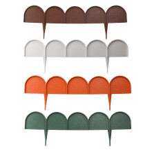 Lawn Edging, 10-metre Flexible Garden Edging, Plastic Flower Ben Edging, Easy Installation, Flexible Material (Terracotta)
