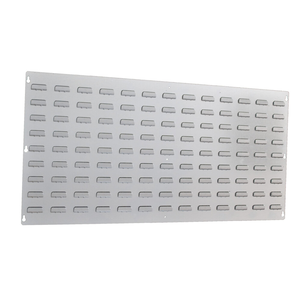 Rhino Tuff Bin Landscape Louvre Panel - 915Mmw X 457Mmh Galvanised Steel Storage Rack For Wall Mounting Plastic Parts Bins 5065008115083