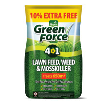 Greenforce Lawn Feed, Weed, Mosskiller 13kg, 650sq.m 10% Extra Free