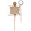 Esschert Fallen Fruits Copper Plated Row Marker 2