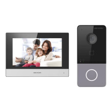 HIKVISION DS-KIS603-P (B) (IP VDP KIT) - WiFi Solution 7-inch colorful touch screen with resolution 1024 ? 600