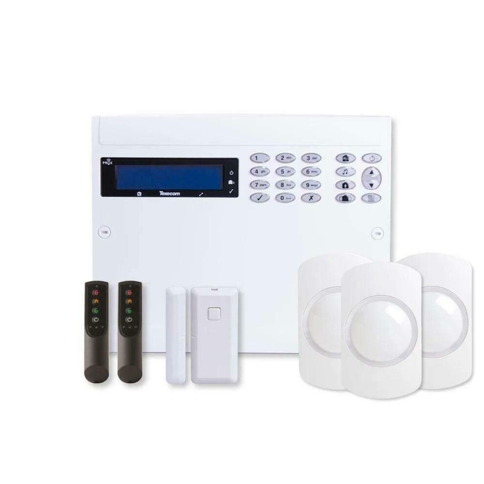 Texecom Kit-1003 Ricochet Premier Elite 64W-Live Wireless Alarm Capture Pir Kit ? White 7427136389138