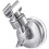 Adjustable Shower Head Holder Rotatable Wall Mount Suction Cup Chrome Finish 1