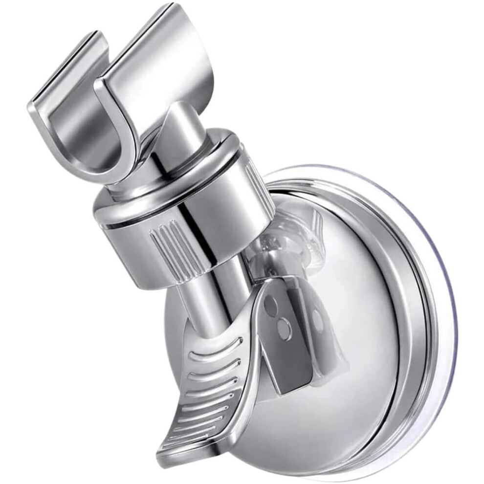 Adjustable Shower Head Holder Rotatable Wall Mount Suction Cup Chrome Finish 9382693553935