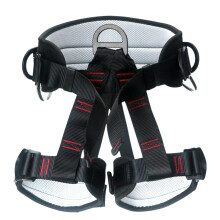 Half Body Climbing Harness Adjustable Outdoor Safety Harness Breathable Belt Load Capacity Bouldering Fall Arrest