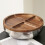 Bol de cuisine polyvalent en acier inoxydable avec base robuste, 4