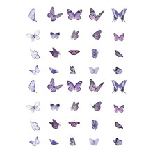 Butterfly Window Clings For Glass Panels Anti-Collision Protection Double Side Printed Decals No Adhesive Needed Colorful Vibrant Design Ideal For