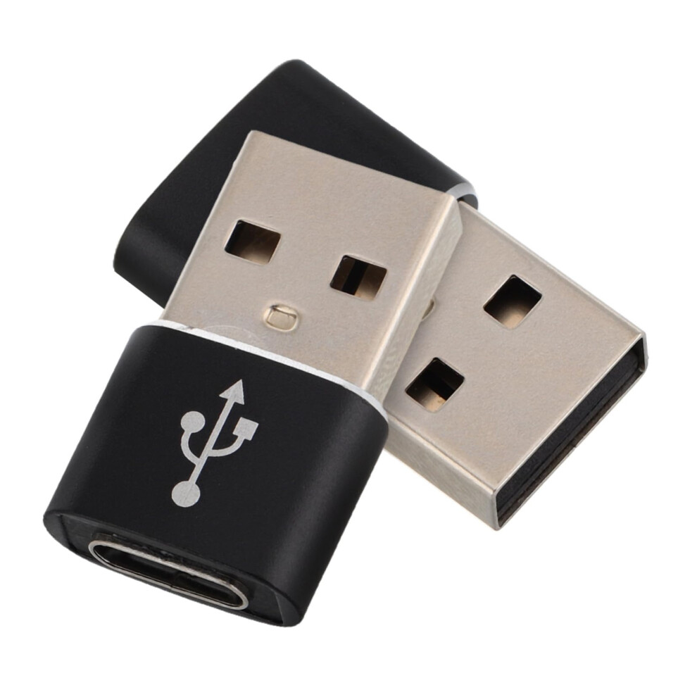 2Pcs Usb C Card Reader And Adapter With Speed Data Transfer For Smartphones And Laptops Black 9199774858687