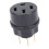 RV-Generatoradapterstecker 50A NEMA 14-50P/14-50R 15