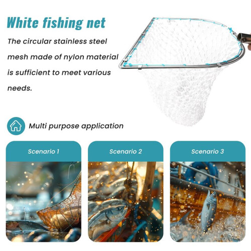 Flat Stainless Steel Net Nylon Net Anti-Hanging Net Small Mesh Size Replace Hanging Net Floor Net Aperture Width40cm 2