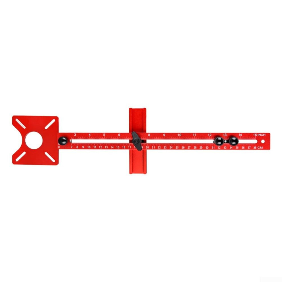 Router Circle Jig Aluminum Precision Cutting Guide For Woodworking Dual Metric And Imperial Red 9187378059760