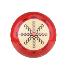 2 Stück Rot-Weiß Harz-Trainingskugeln (Cue-Bälle) 57,2 mm