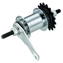 36-Hole Coaster Brake Rear Hub for Fixed Gear Bikes, Aluminum Alloy Reversible Backpedal Brake Hub for Bicycle