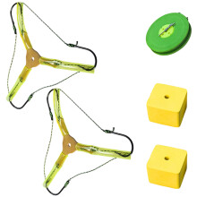 Portables Carps Rigs With Barbed and Foldable Float For-No. 20