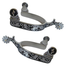 Stainless Steel Horse Boot Spur Decoration Competition