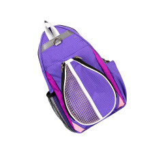 Durability Nylons Table Tennis Rackets Crossbody Bag-Purple