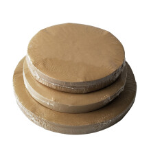 100St Premium Bruin Bakpapier Rond Oliebestendig Voor Taarten Bbq