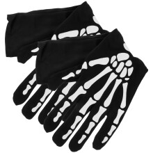 4Paires Squelette Halloween Longs Atelier Costume