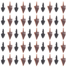 400Pièces Inserts DIY De Poulet En Plastique Couleurs Variées