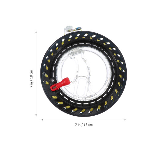 1Pièces Roue Cerf-Volant Noir À Main Accessoire Pour Enfants 1