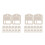 200Pièces Support Bois Beige Pour Rangement Fil À Broder 4