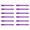 12Pièces De Fléchettes Aluminium Violet Résistantes Légères 1