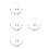 4Pièces Ensemble Bijoux Enfant Fleurs Rouges Collier Boucles Légères 8