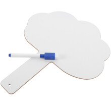 1Ensemble Réponse Portable Blanche En Bois Manuel Pour Élèves