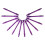 12Pièces De Fléchettes Aluminium Violet Résistantes Légères 10