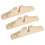 12Pièces Pieds Séparateurs Bois Beige Compact Robuste Pour Pièces 1
