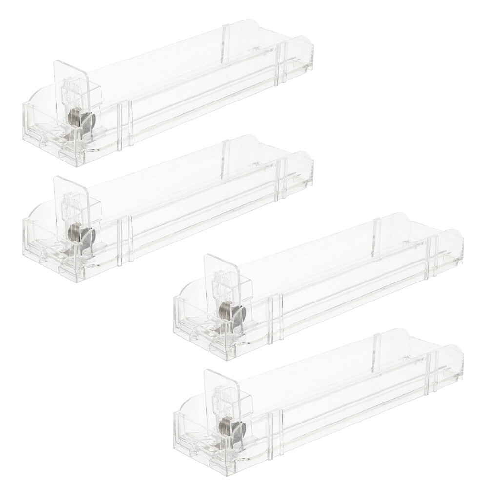 Iplusmile 8Pcs Reliable Auto-Push Display Rack Simple Store Organizer