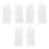 3St Kinderwitte Handschoenen Rekbaar Polyester Comfort 2
