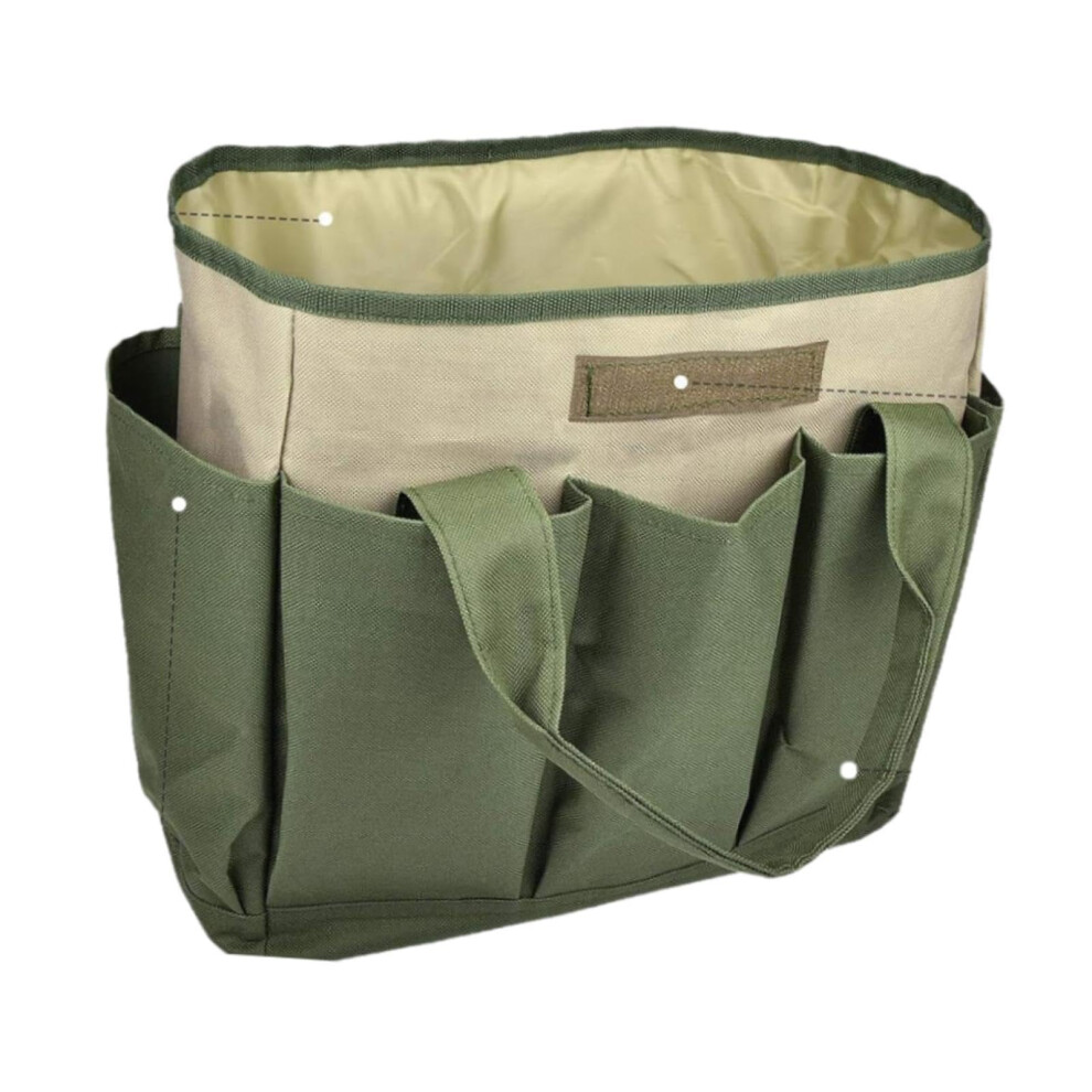 Large Gardening Tool Bag With 8 Pockets Durable Oxford Cloth Garden Tote Organizer For Outdoor Use Ref: 8856 9094768187494