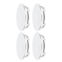 4 Stück Radzentrumkappen 60mm ID 70mm OD Plattierung