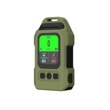 Koolmonoxidedetector, Draagbare CO-Detector voor op Reis, -Koolmonoxidemonitor, CO-Alarm voor Campers, Temperatuur-/Vochtigheidssensor