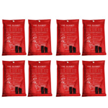 8 Stuks Noodbranddeken, Branddeken, Brandblusdeken voor Keuken, Grill, Open Haard (39,4 Inch X 39,4 Inch)