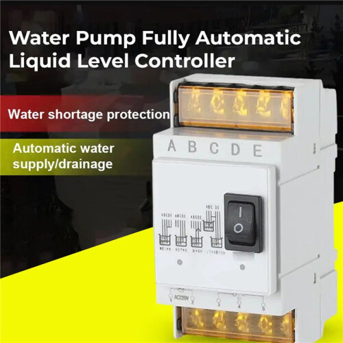 2X Fully Automatic Water Level Controller  25A 220V Water Tank Liquid Level Detection Sensor A 2