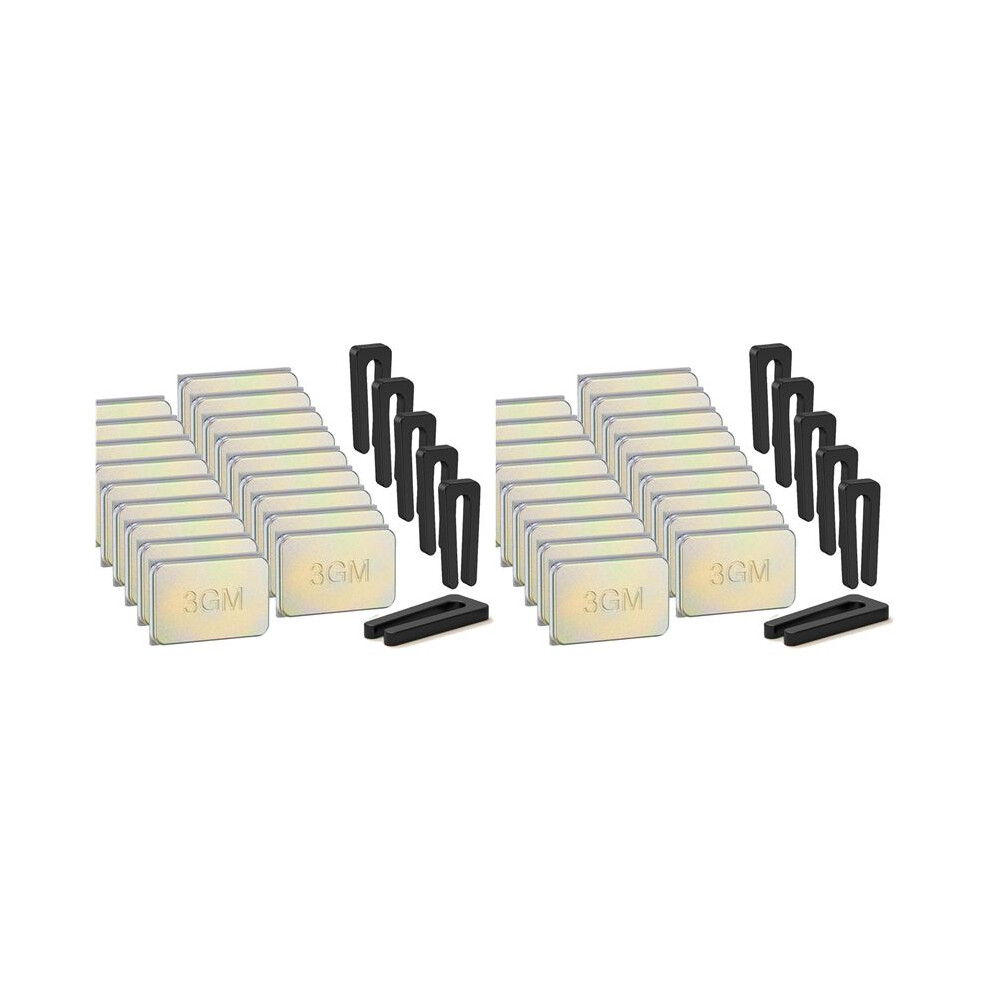 48-Pack Ceiling Fan Balancing Kit for Ceiling Fan Weight Balancing, 6 Sets Fan Balancing Clips and 3G Weight Practical-image-OPC-PQKJ5W7-NEW