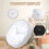 Premium Silver Wall Clock, Wall Decoration, Modern Silent Wall Clock for Home Office Kitchen (25cm, Silver) 5