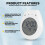 Digital Shower Clock Waterproof, Bathroom Timer Clock, Digital Kitchen Wall Clock, LCD Display, 12/24 Hour Format 6