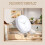 Premium Silver Wall Clock, Wall Decoration, Modern Silent Wall Clock for Home Office Kitchen (25cm, Silver) 6