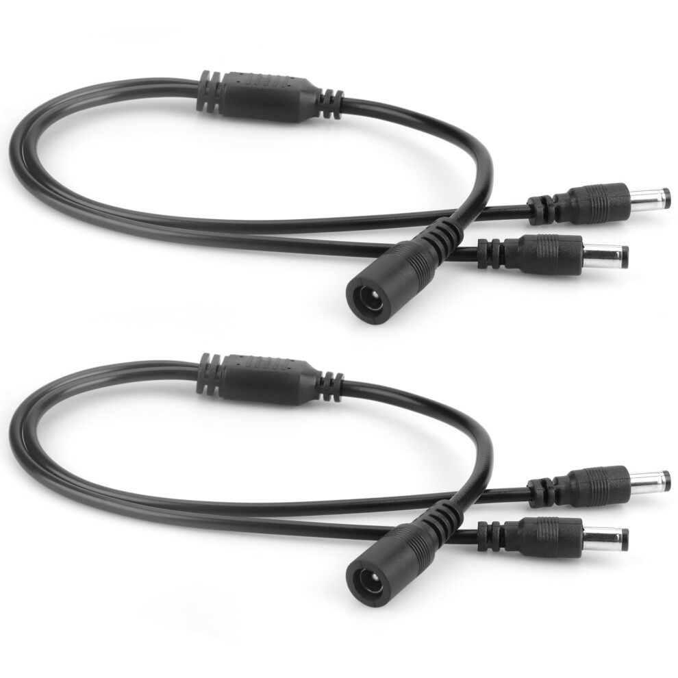 Dc Power Splitter Cable 1 To 2 Dual Device 5.5Mm X 2.1Mm For Cctv Camera And Led Strip 9199774860505