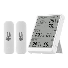 WiFi Temperature Humidity Monitor with Sensor APP Remote Control Digital Temperature Humidity Sensor Voice Control