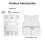 WiFi  Temperature Humidity Monitor with Sensor APP Remote Control Digital Temperature Humidity Sensor Voice Control 5