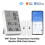 WiFi  Temperature Humidity Monitor with Sensor APP Remote Control Digital Temperature Humidity Sensor Voice Control 9