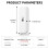 WiFi  Temperature Humidity Monitor with Sensor APP Remote Control Digital Temperature Humidity Sensor Voice Control 7