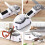 Electric Knife Sharpener with Diamond Grinding Wheels, 3s Fast TripleStage Precision Sharpening 5